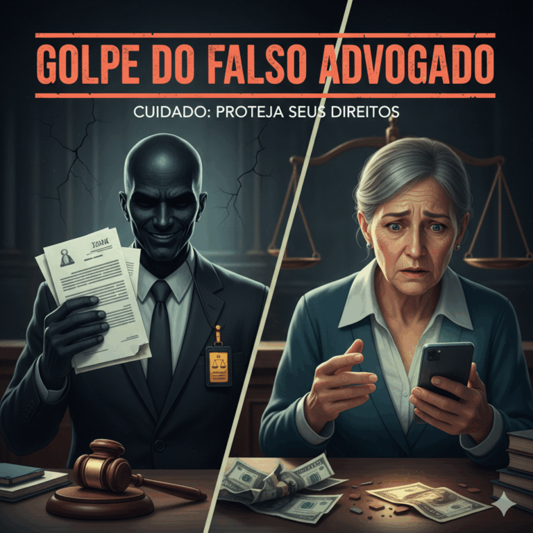 Leia mais sobre o artigo ⚠️ Golpe do Falso Advogado: entenda como funciona e saiba como se proteger